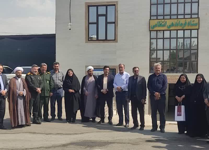 دیدار مسئولان شهرستان سروستان با فرمانده نیروی انتظامی